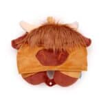 Wholesale Hoodeazzz Hairy Coos Highland Coo Plush Memory Foam Travel Pillow & Hood from Harrisons Direct
