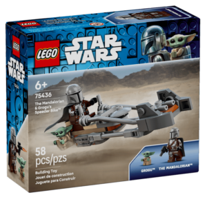 Wholesale LEGO 75436 Star Wars The Mandalorian & Grogu Speeder Bike from Harrisons Direct
