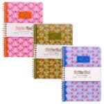Wholesale Pukka Floral A5 Jotta Notebook 3 Assorted Colours from Harrisons Direct