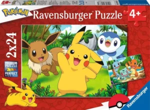 Wholesale Ravensburger Pokemon 2 x 24 Piece Jigsaw Puzzle from Harrisons Direct