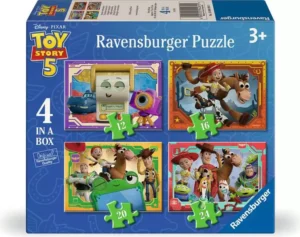 Wholesale Ravensburger Toy Story 5 4 In A Box Jigsaw Puzzle from Harrisons Direct
