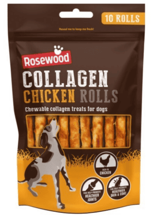 Wholesale Rosewood Collagen Chicken Rolls 70g from Harrisons Direct