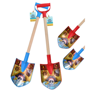Spade – Pirate Spade Wooden Shaft – 52cm – Assorted Colours from Harrisons Direct