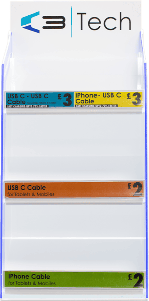 C3 Tech 3 Tier CDU – Supplied Empty FOC when Ordering Stock to Fill from Harrisons Direct