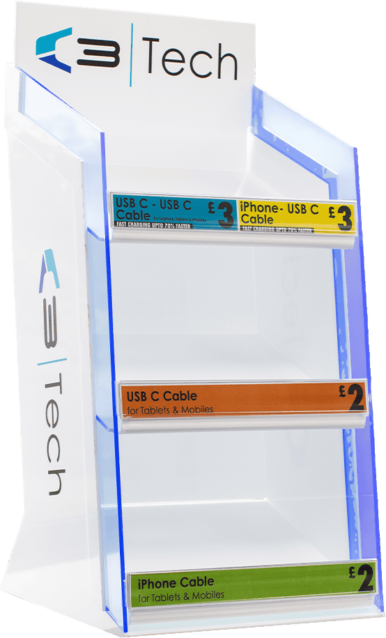 C3 Tech 3 Tier CDU - Supplied Empty FOC when Ordering Stock to Fill