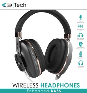 Wholesale C3 Tech Bluetooth Headphones from Harrisons Direct