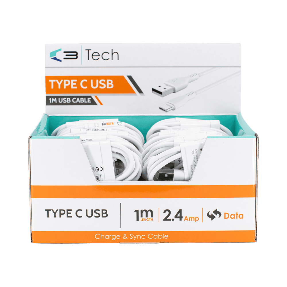 C3 Tech Type C Cable CDU from Harrisons Direct