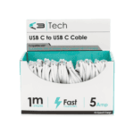 C3 Tech Type C to Type C Cable CDU from Harrisons Direct