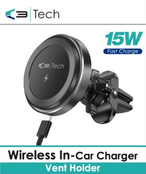 Wholesale C3 Tech Wireless-In-Car Charger from Harrisons Direct