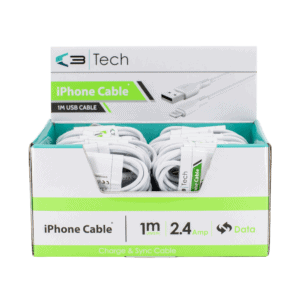 C3 Tech iPhone Cable CDU from Harrisons Direct