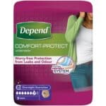 Wholesale Depend Comfort Protect Incontinence Pants XL 9's from Harrisons Direct