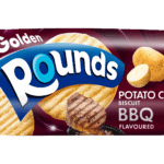 Wholesale Golden Rounds Potato Crisp Biscuit BBQ 80g from Harrisons Direct