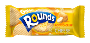 Wholesale Golden Rounds Potato Crisp Biscuit Cheese 80g from Harrisons Direct