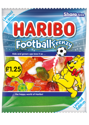 Wholesale Haribo Football Frenzy 140g £1.25 PMP from Harrisons Direct