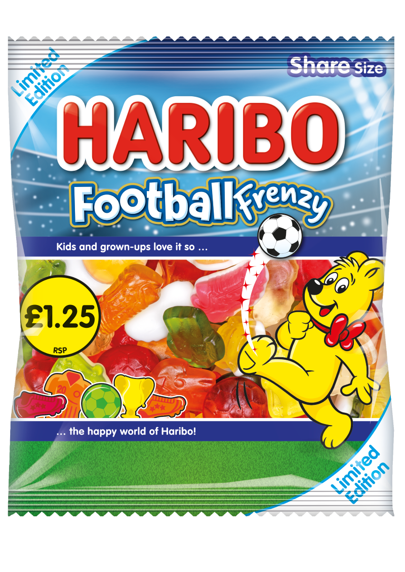 Wholesale Haribo Football Frenzy 140g £1.25 PMP from Harrisons Direct