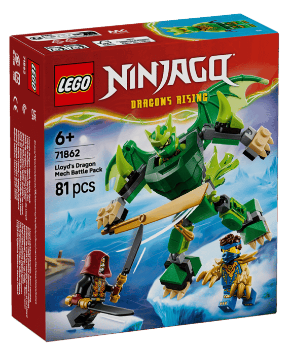 Wholesale LEGO Ninjago 71862 Lloyd's Dragon Mech Battle Pack from Harrisons Direct