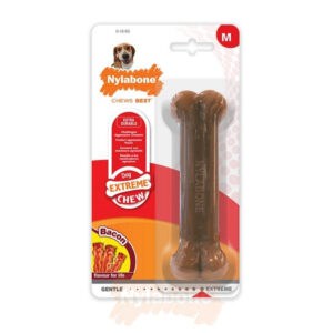 Wholesale Nylabone Extreme Chew Bacon Flavour Medium from Harrisons Direct
