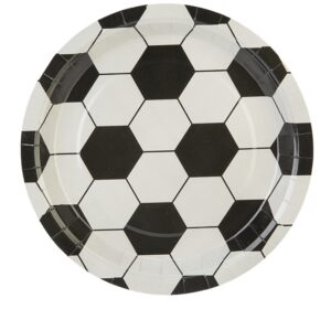 Wholesale Paper Plates Football Design 9 Pack of 6 from Harrisons Direct