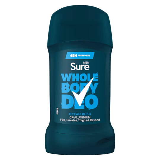 Wholesale Sure Men Whole Body Stick Ocean Rush 50ml from Harrisons Direct