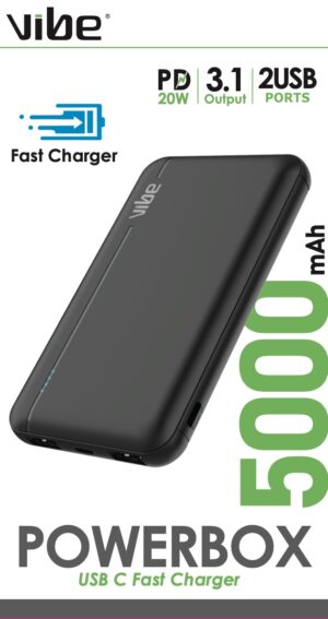 Vibe Power Bank 5000mA from Harrisons Direct