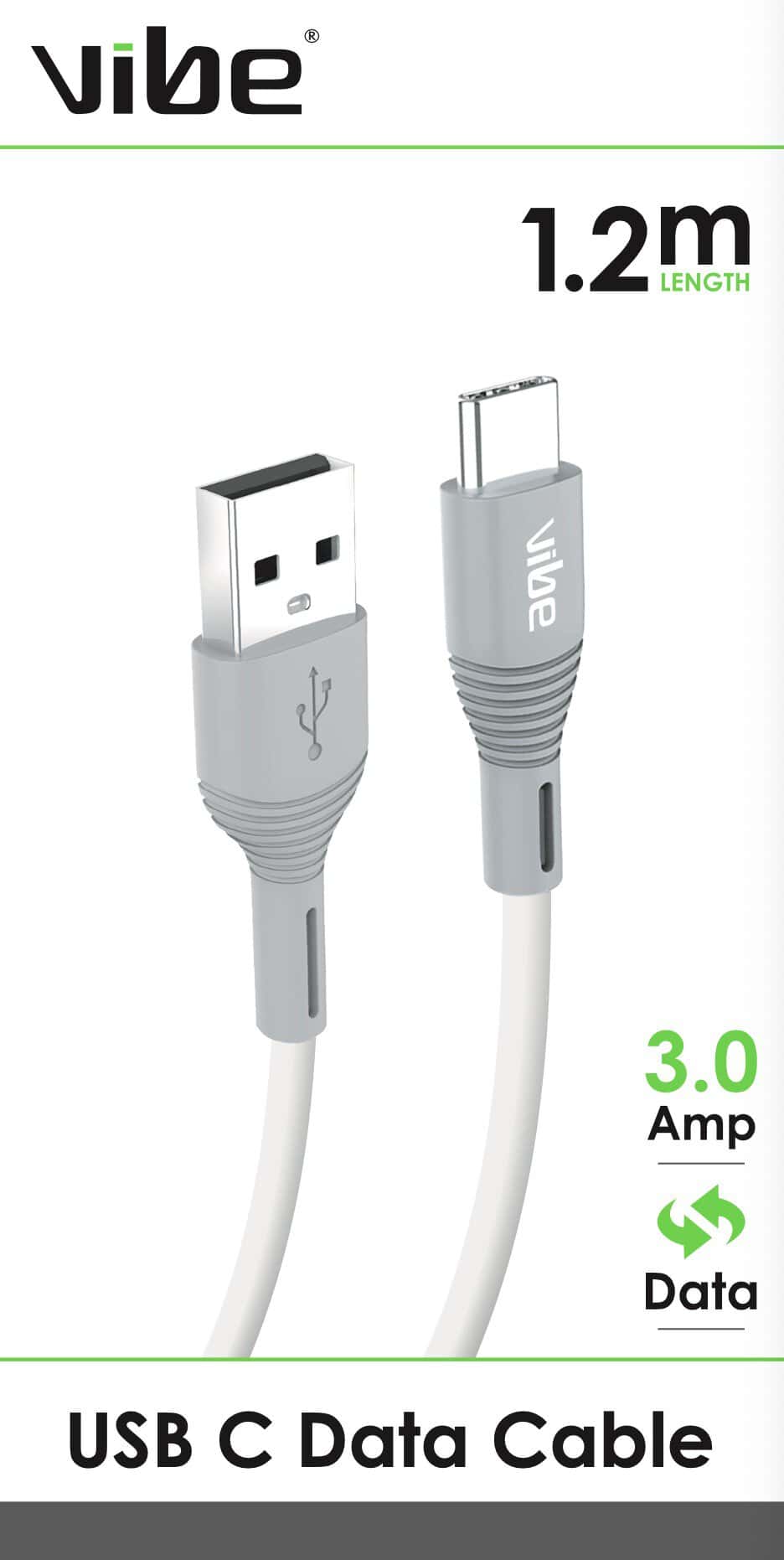 Vibe USB C Data Cable 1M from Harrisons Direct