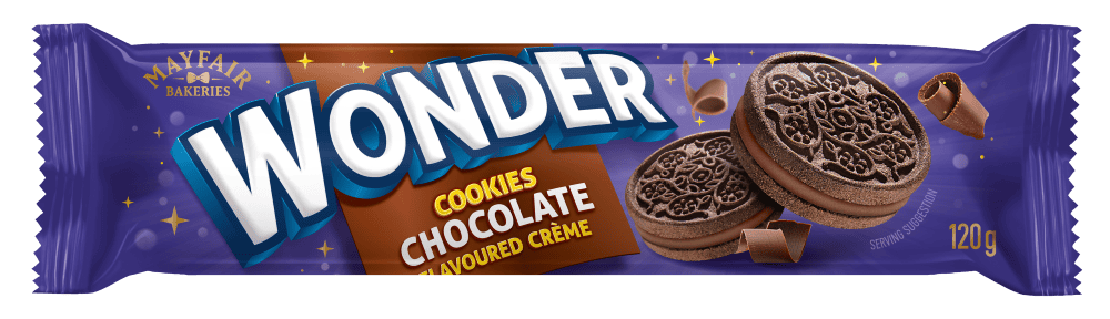 Wholesale Wonder Cookies Chocolate 120g from Harrisons Direct