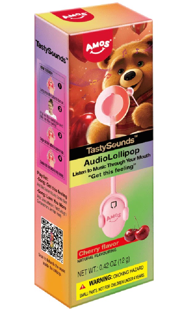 Wholesale Amos Audio Lollipop Cherry from Harrisons Direct