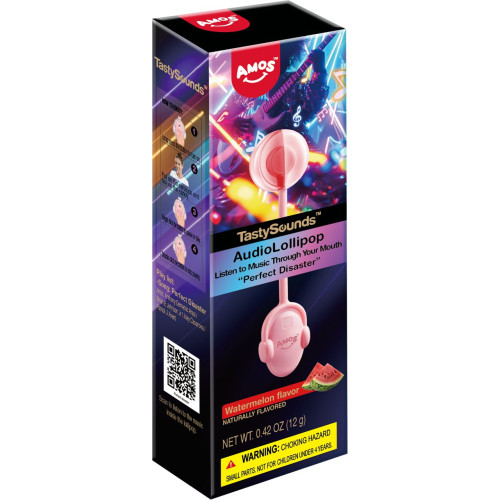 Wholesale Amos Audio Lollipop Watermelon from Harrisons Direct