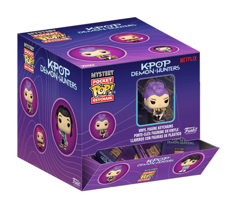 Wholesale Funko Pop! K-Pop Demon Hunters Keychain Assorted CDU from Harrisons Direct