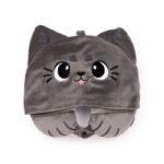 Wholesale Hoodeazzz Beans & Co Pepper the Cat Plush Memory Foam Travel Pillow & Hood from Harrisons Direct