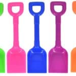 Wholesale Nalu Plastic Scoop Spades Assorted Colours 25cm from Harrisons Direct