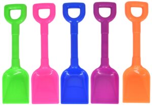 Wholesale Nalu Plastic Scoop Spades Assorted Colours 25cm from Harrisons Direct