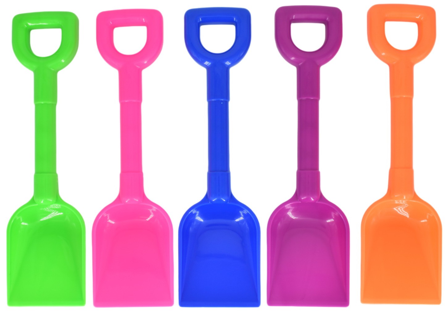 Wholesale Nalu Plastic Scoop Spades Assorted Colours 25cm from Harrisons Direct