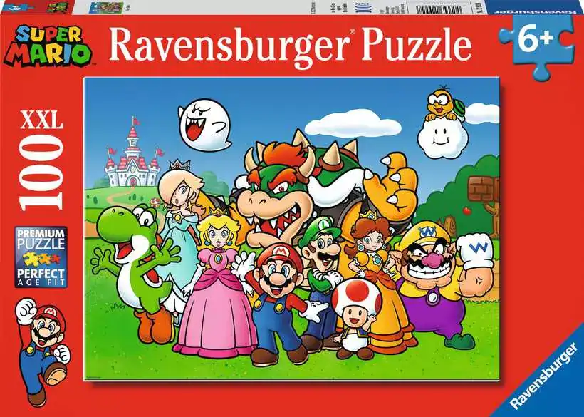 Wholesale Ravensburger Super Mario 100 Piece XXL Jigsaw Puzzle from Harrisons Direct