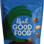 Wholesale Real Good Food Milk Chocolate Peanuts Pouch 150g from Harrisons Direct