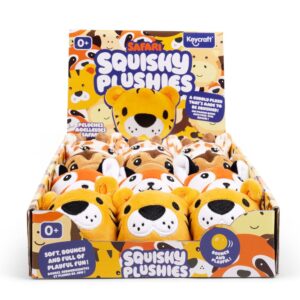 Wholesale Safari Animal Squishy Plushies Sensory Toys from Harrisons Direct